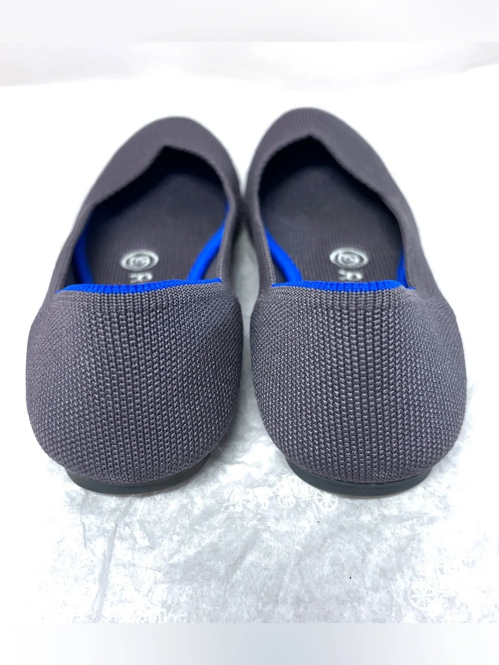 Rothy's The Flat Round-Toe Sz 6.5 Brown Slip-On Ballet Knit Flats Shoes